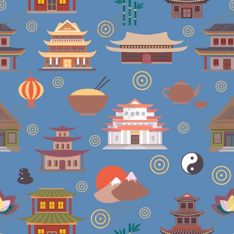 编号：50472910031145346158【酷图网】源文件下载-动植物无缝花纹