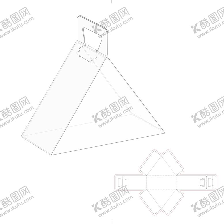 编号：48631009262018436095【酷图网】源文件下载-包装盒刀模图