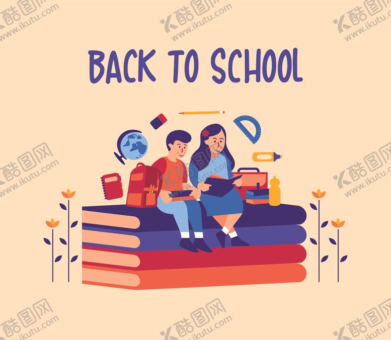编号：84396207010058219937【酷图网】源文件下载-开学背景