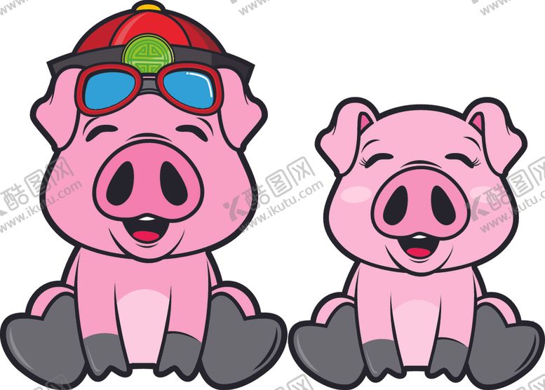 编号：47441711010736141206【酷图网】源文件下载-可爱小猪