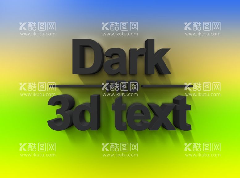 编号：42892512032242019846【酷图网】源文件下载-3D立体字