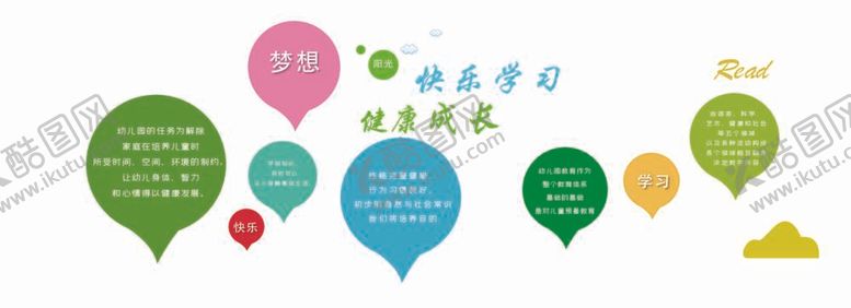 编号：49865912041911534953【酷图网】源文件下载-幼儿园文化墙