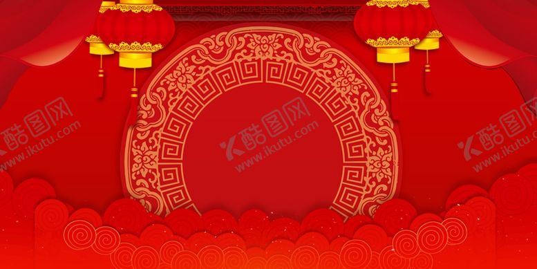 编号：44775410070229183496【酷图网】源文件下载-红色背景
