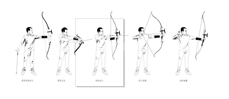 编号：10390210190245133857【酷图网】源文件下载-拉弓射箭动作示范