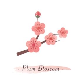 樱花桃花爱心粉色