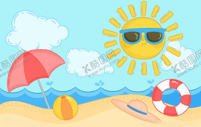 编号：94259305142201306515【酷图网】源文件下载-夏日元素