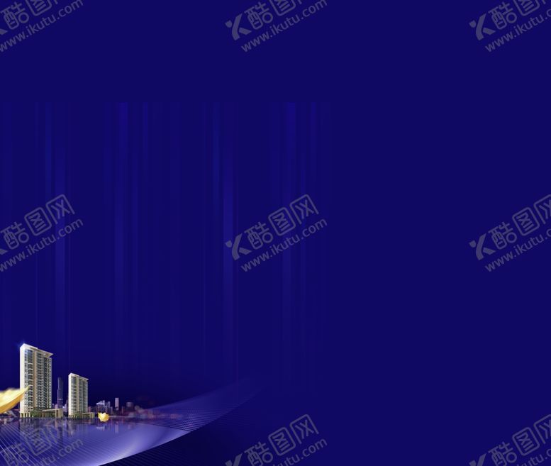 编号：39182010011534145453【酷图网】源文件下载-蓝色地产地产海报