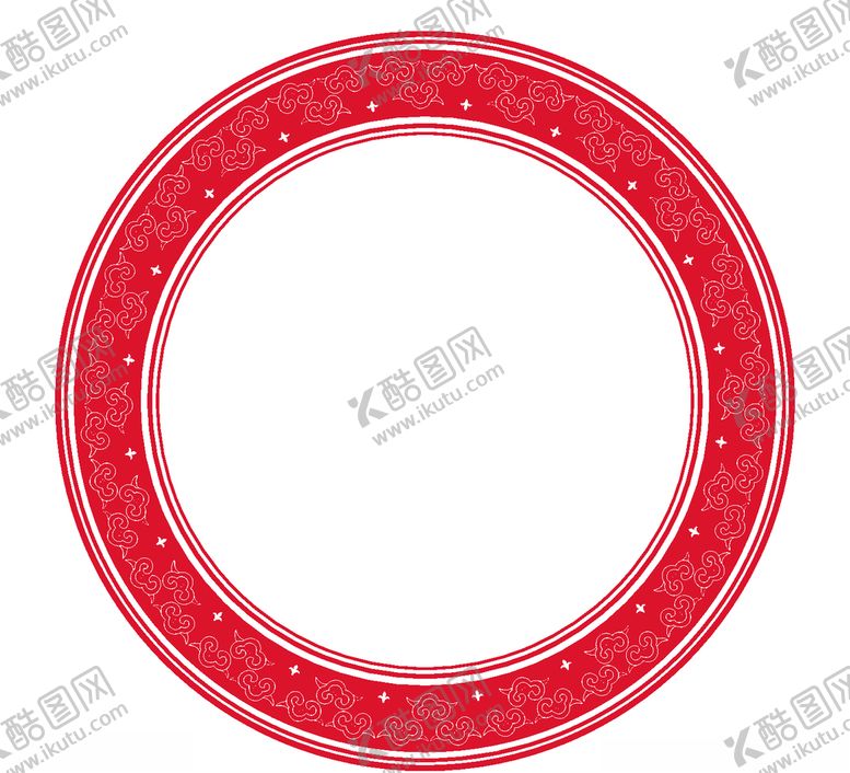 编号：49951905151211449864【酷图网】源文件下载-圆形中式边框