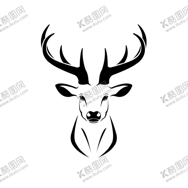 编号：37384810220912446614【酷图网】源文件下载-麋鹿LOGO