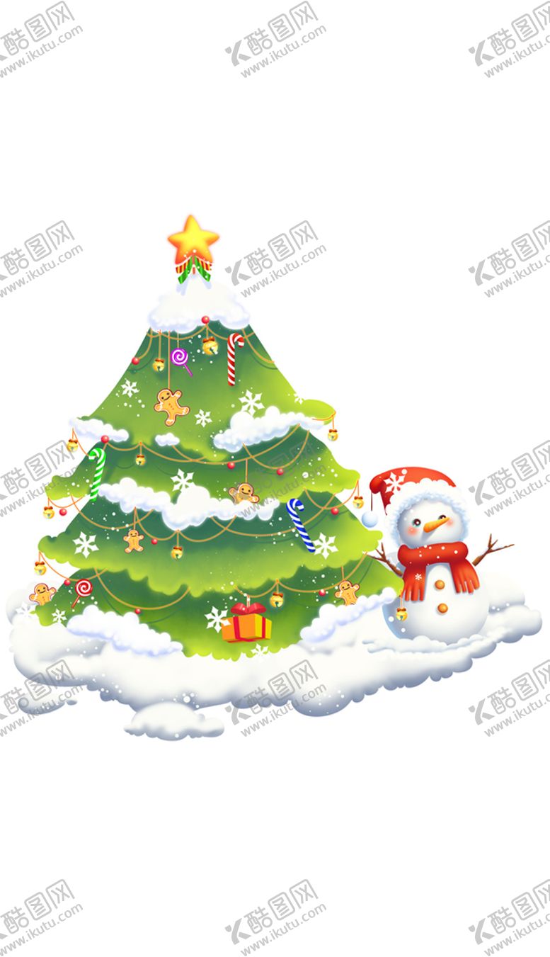 编号：94012201270941034561【酷图网】源文件下载-圣诞老人带包裹送礼物卡通节日场