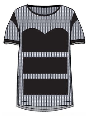 服装款式长短袖带帽