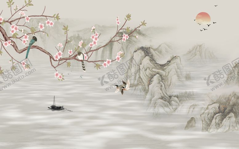 编号：34787710180906496730【酷图网】源文件下载-梅花装饰画