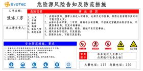 危险源风险告知及防范措施