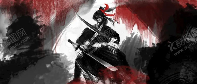编号：80351909142154096247【酷图网】源文件下载-手绘古风插画背景图片
