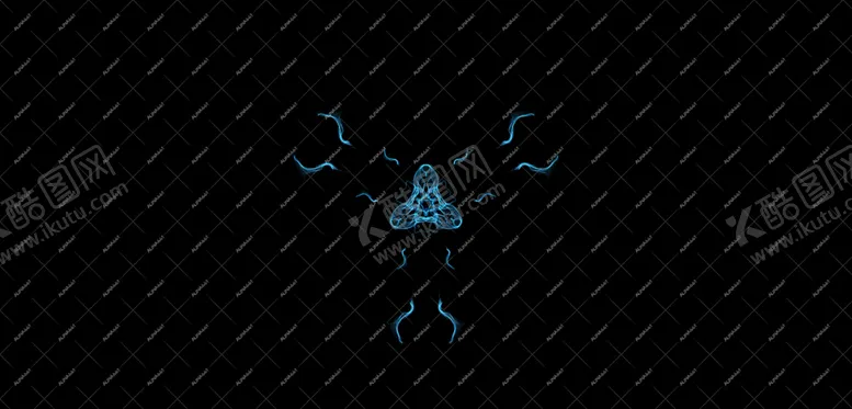 编号：12270606261814021339【酷图网】源文件下载-蓝光特效花纹