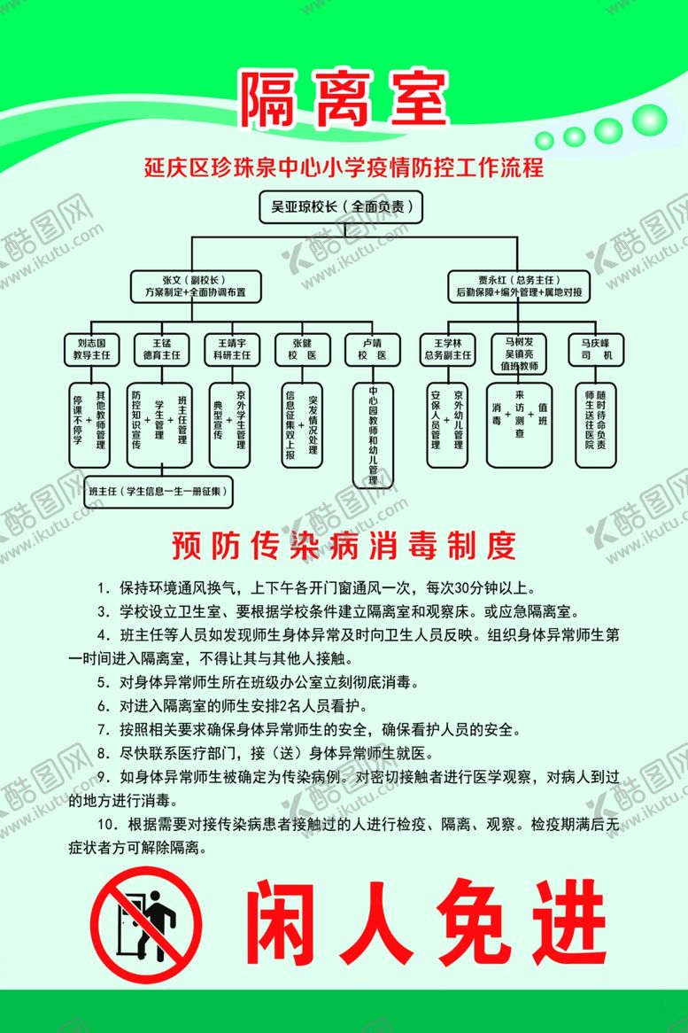 编号：67285406281937025785【酷图网】源文件下载-隔离室制度
