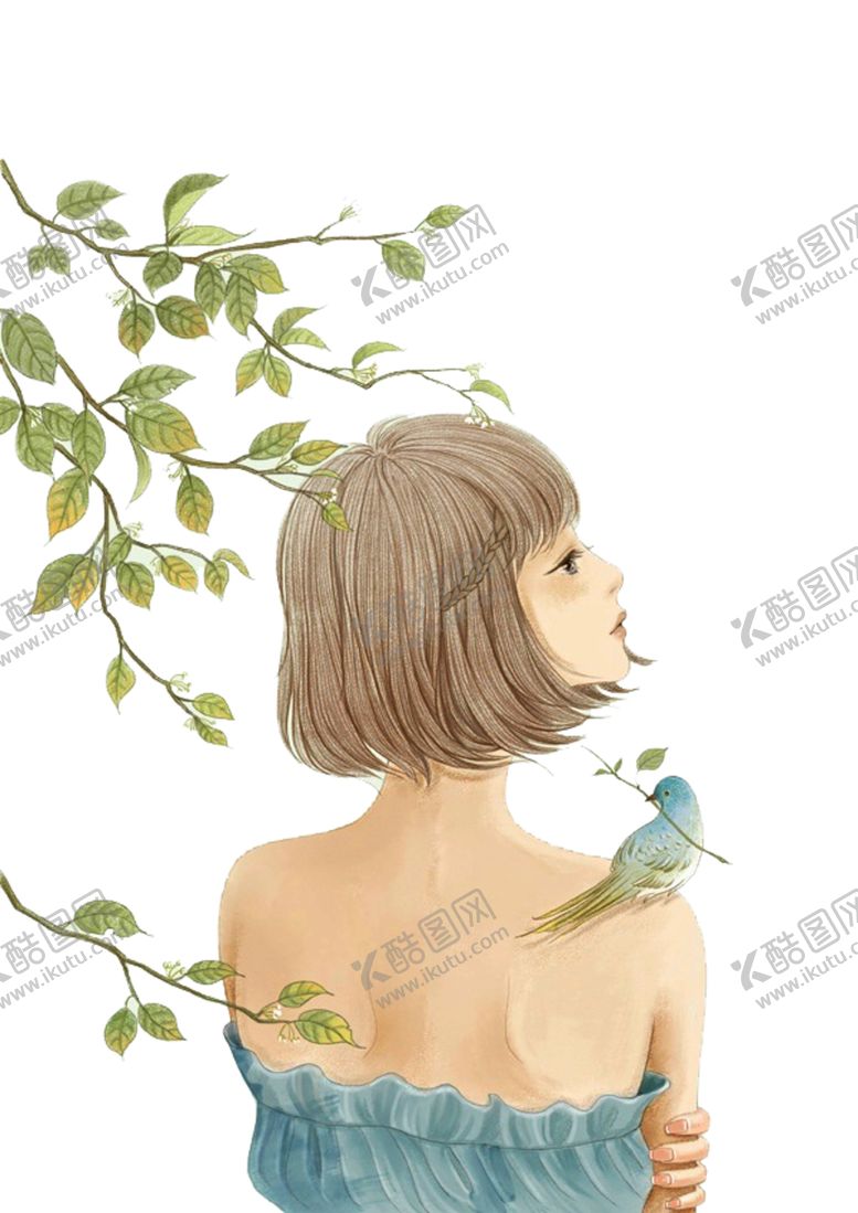 编号：80883409251806579794【酷图网】源文件下载-彩绘人物背影