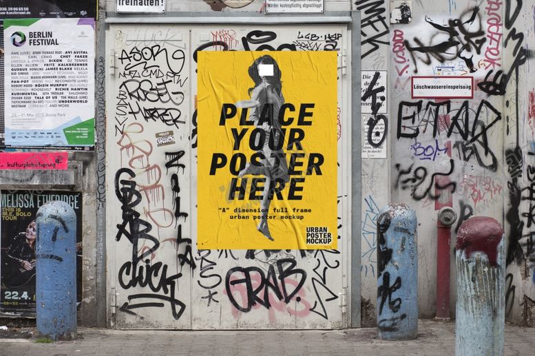 编号：89000709111747304239【酷图网】源文件下载-海报样机展示效果图