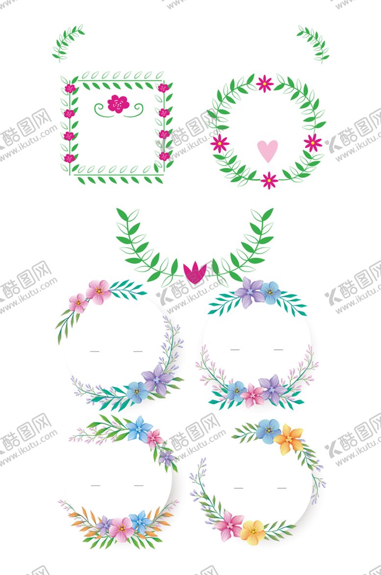 编号：86182502101220509537【酷图网】源文件下载-植物叶子花纹