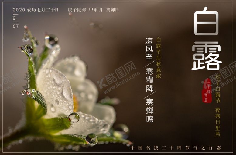 编号：97827005051411431537【酷图网】源文件下载-二十四节气-白露