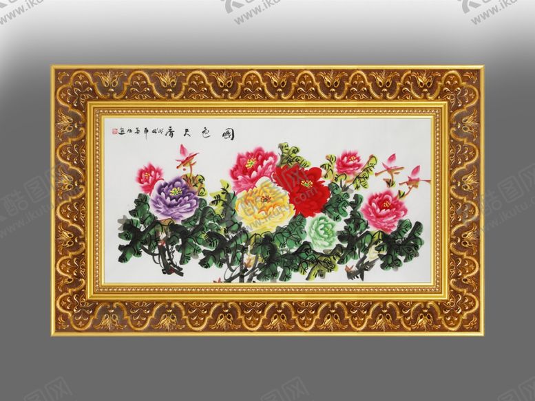 编号：92153810250414166369【酷图网】源文件下载-牡丹花开