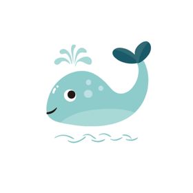 海洋生物图标图形装饰海报素材