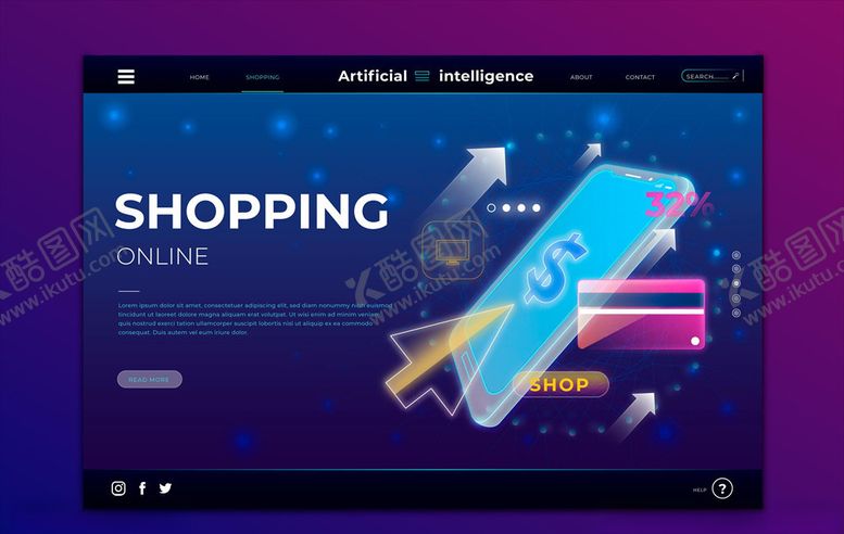 编号：74176609160434086754【酷图网】源文件下载-网络购物