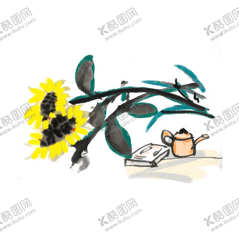 编号：86890305160954406218【酷图网】源文件下载-水墨插画素材