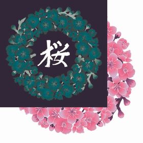 樱花图案