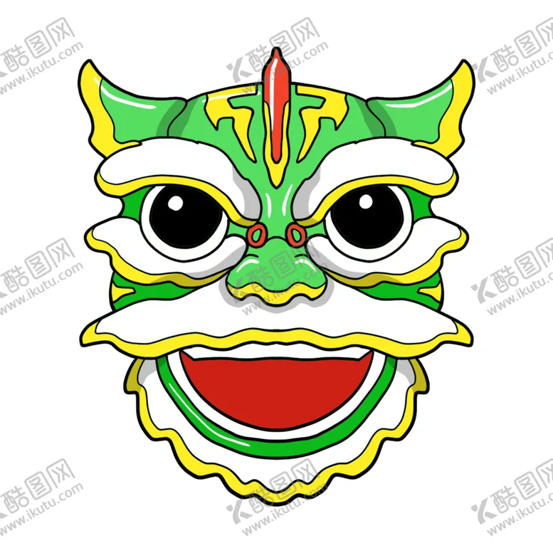 编号：99966012131450525913【酷图网】源文件下载-舞狮插画
