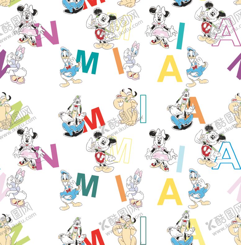 编号：25326110161553304166【酷图网】源文件下载-米奇字母
