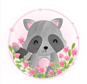 卡通狸猫