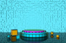 电商展台小场景舞台产品展