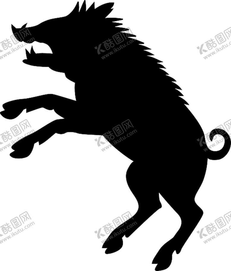 编号：27619705081233435188【酷图网】源文件下载-猪剪影