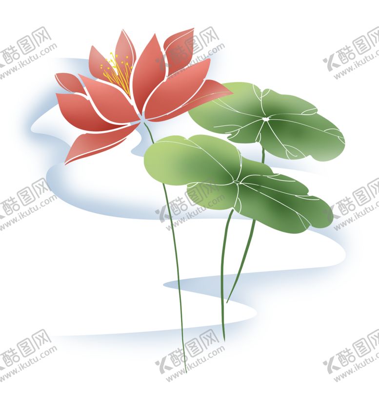 编号：44517803292136227215【酷图网】源文件下载-荷花元素