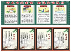 校园文化宣传栏展示