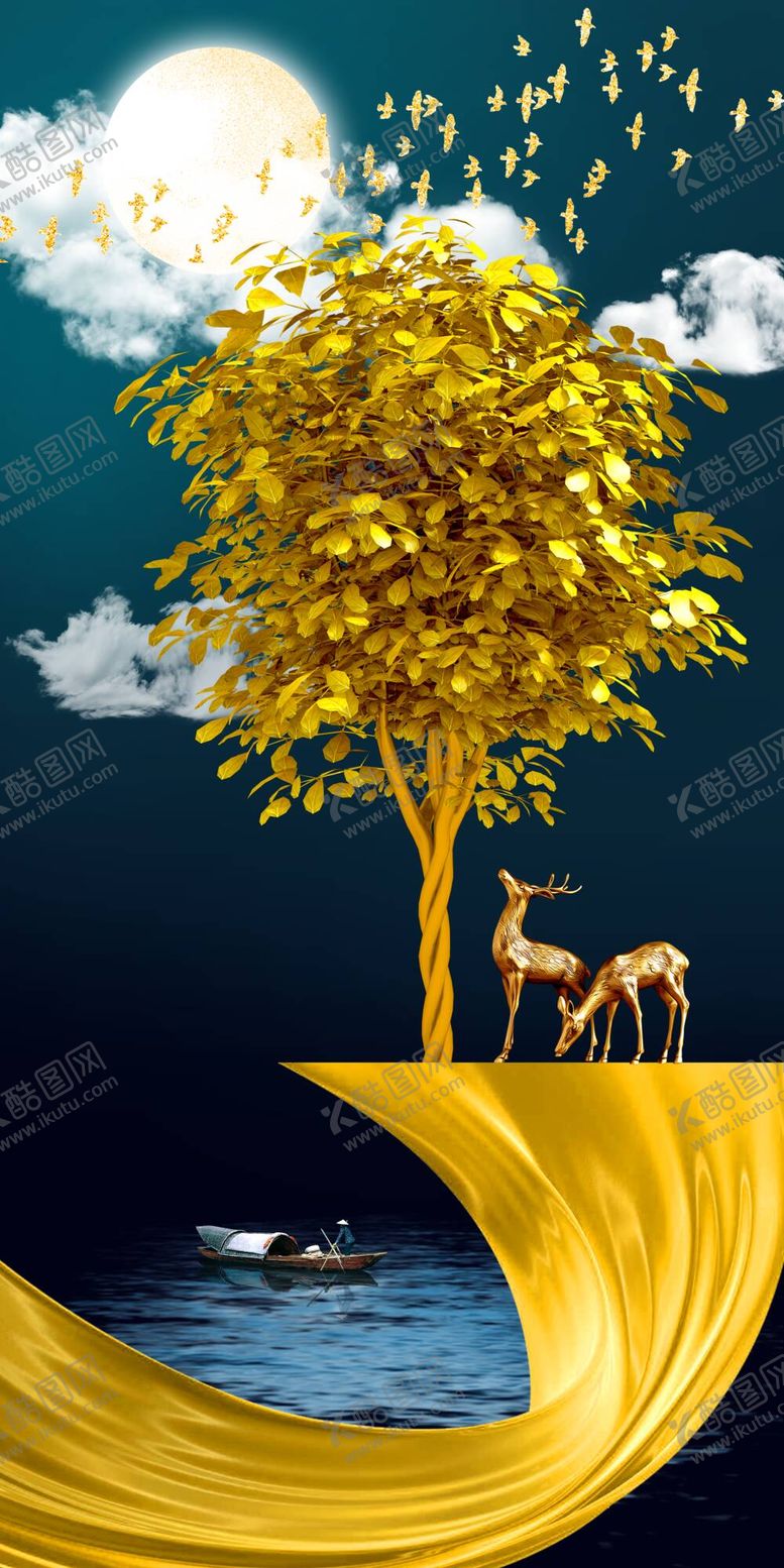 编号：73232712060419493385【酷图网】源文件下载-新中式玄关