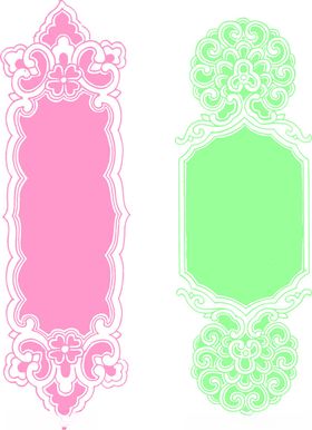 精美花边装饰框