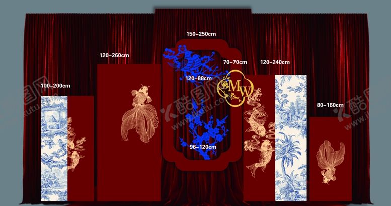 编号：57518304100145453800【酷图网】源文件下载-新中式婚礼