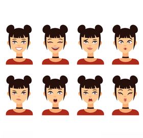 不同表情