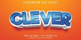 3D字体设计d卡通艺术三维发光