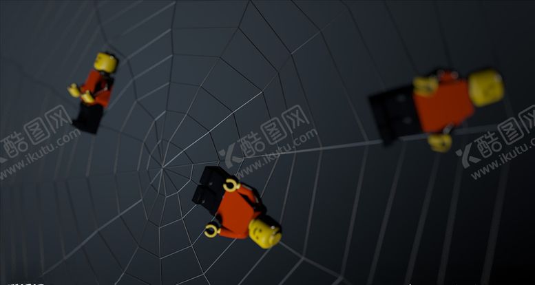 编号：87091110272318362250【酷图网】源文件下载-C4D模型蜘蛛网