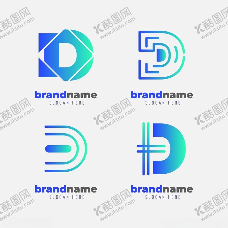 编号：23187005121913518995【酷图网】源文件下载-D字母logo商标设计