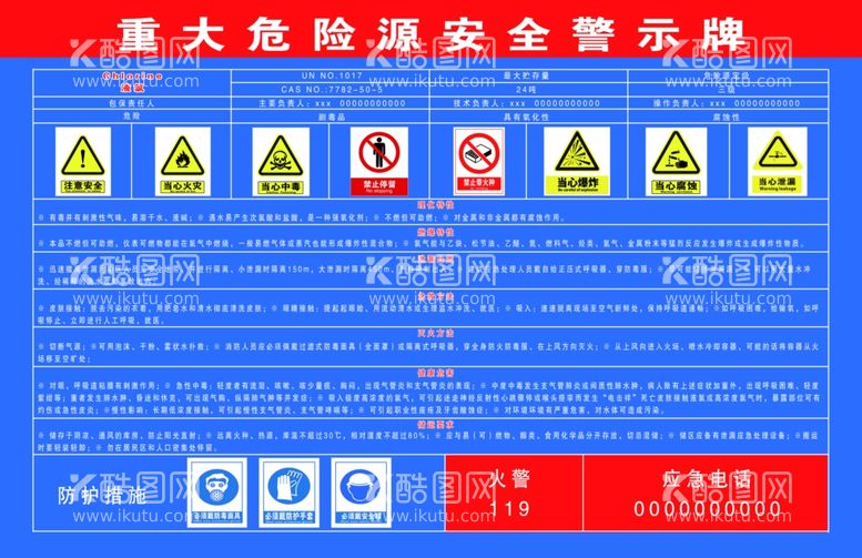 编号：40367903090126195102【酷图网】源文件下载-危险源安全牌