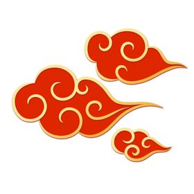 云素材云贴纸漂浮对话框