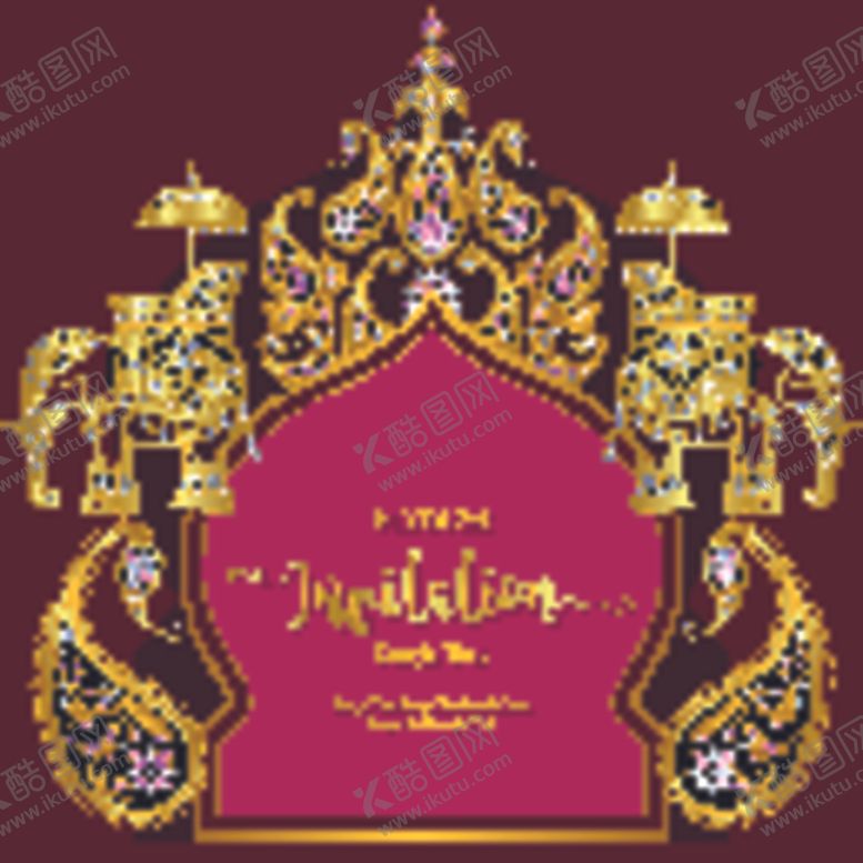 编号：74857110050159047799【酷图网】源文件下载-请柬纹饰