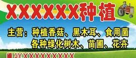 亲子种植背景海报模板