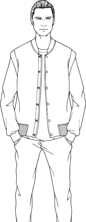 男装衬衣设计款式图