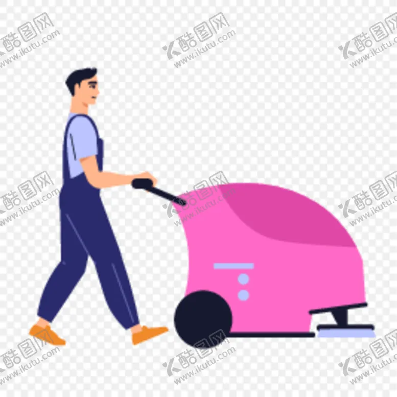 编号：30327701170042326667【酷图网】源文件下载-清洁工插画