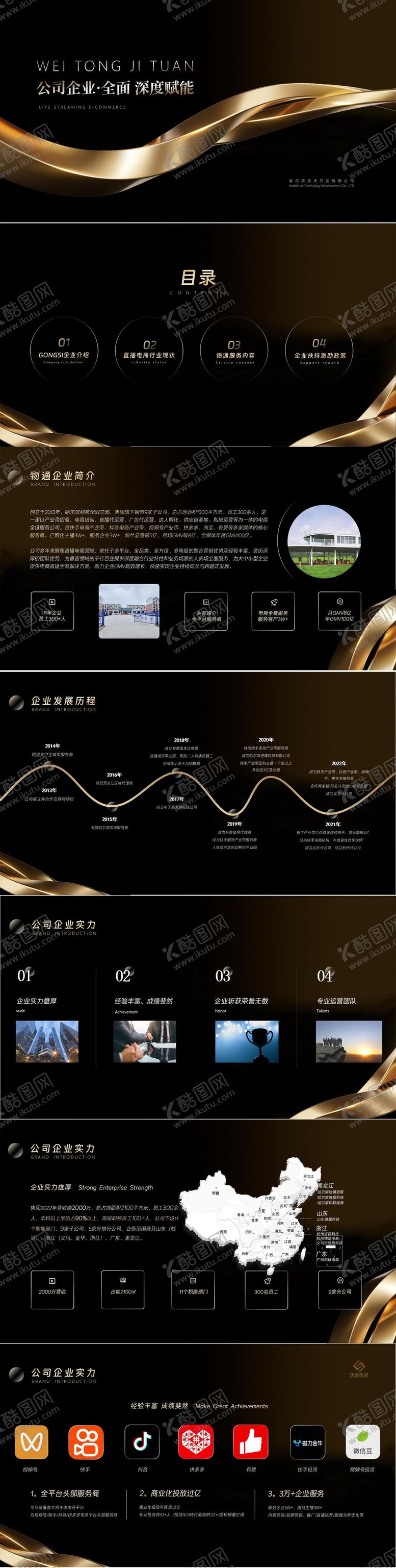 编号：98884110092111073839【酷图网】源文件下载-电商企业培训PPT